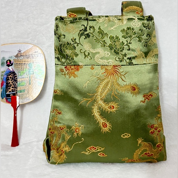 Asian Oriental Beautiful Handbag Purse - Picture 6 of 12